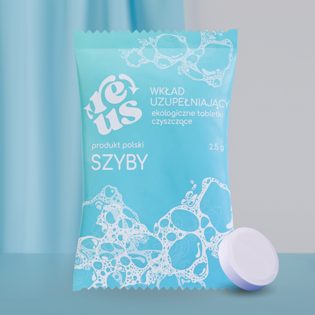 Płyn do mycia szyb w tabletkach