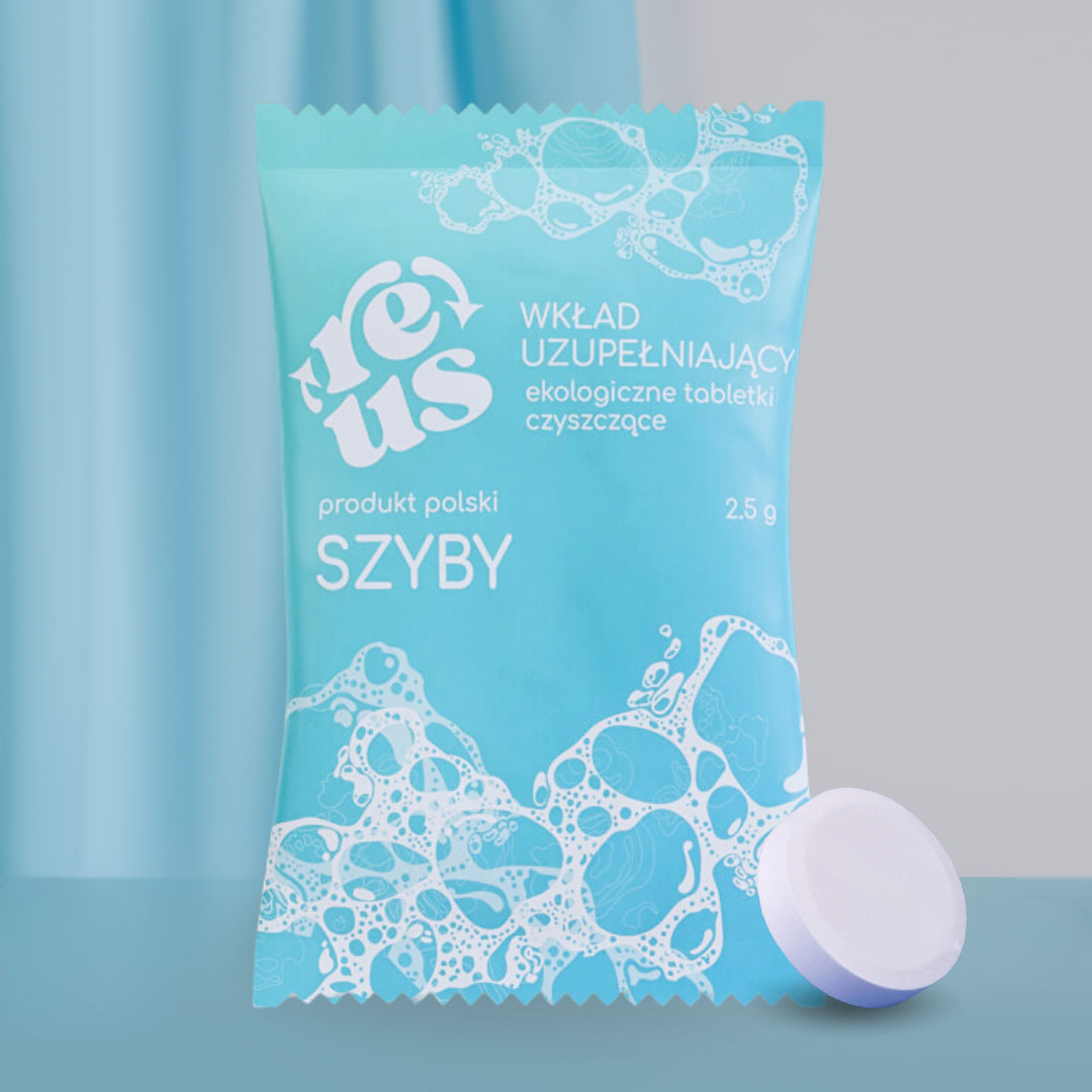 Płyn do mycia szyb w tabletkach