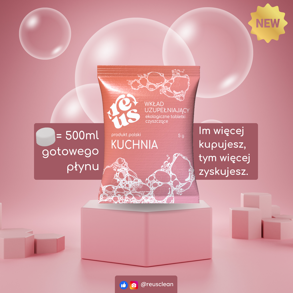 Płyn do czyszczenia kuchni w tabletkach