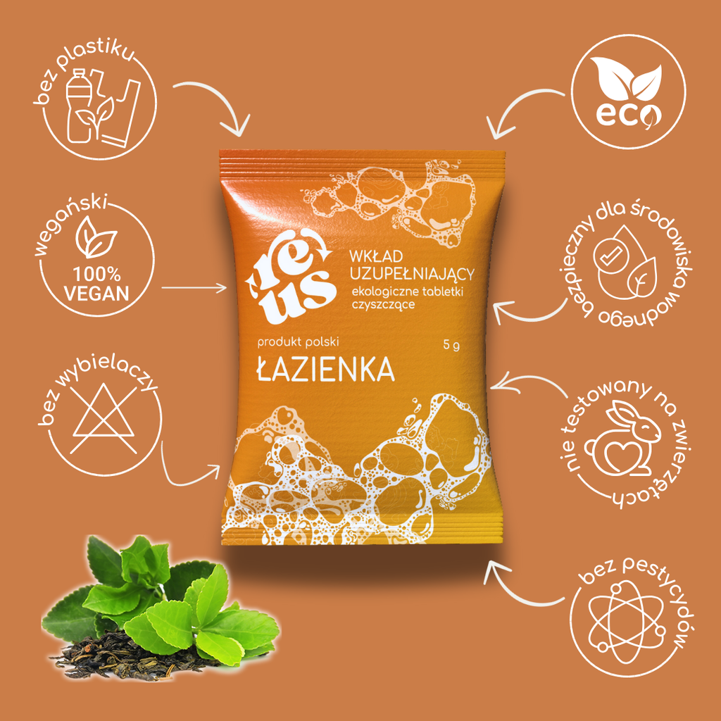Ekologiczny płyn do mycia łazienki – zestaw z butelką